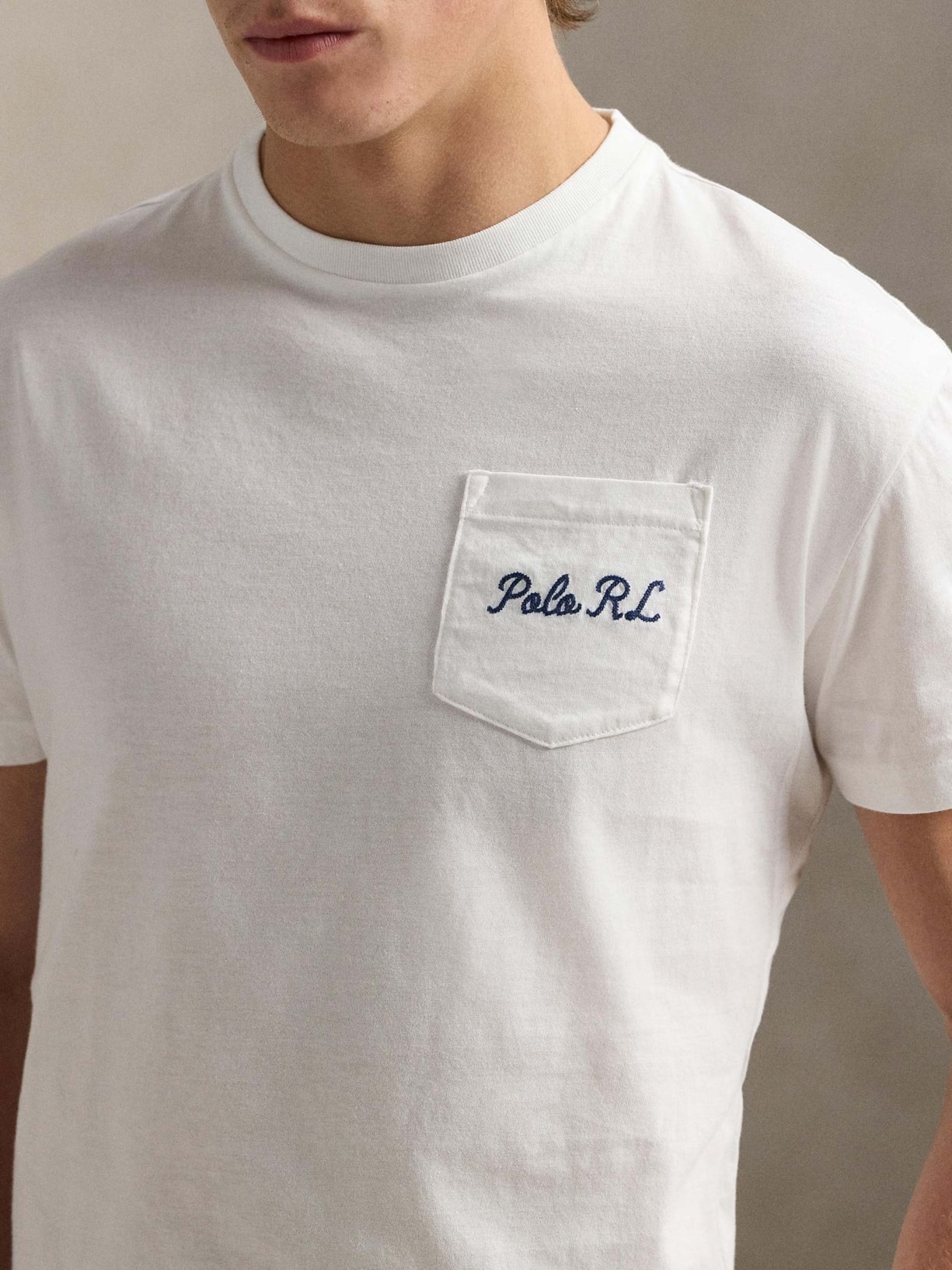 Camiseta Unissex Jersey Slim Fit Polo Bear Branco Polo Ralph Lauren