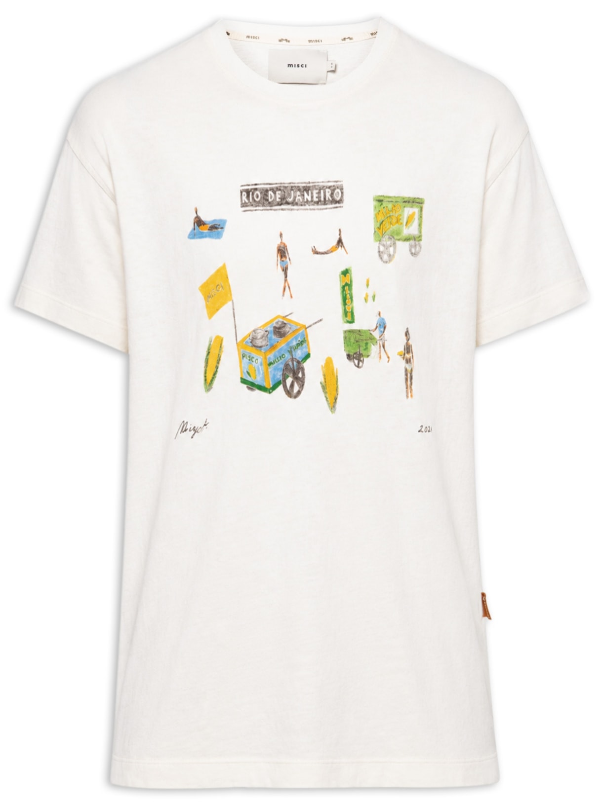 Camiseta Unissex Milho Verde – Off White Misci