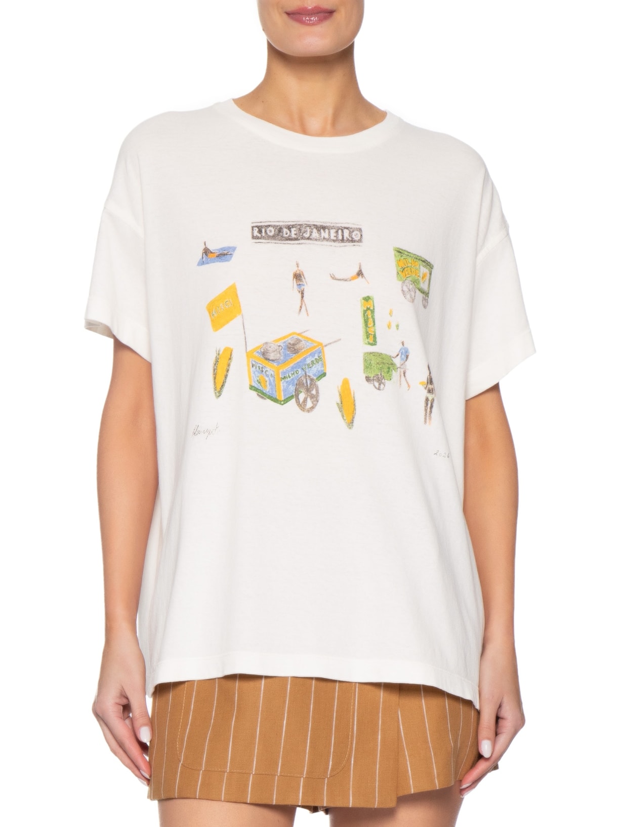 Camiseta Unissex Milho Verde – Off White Misci
