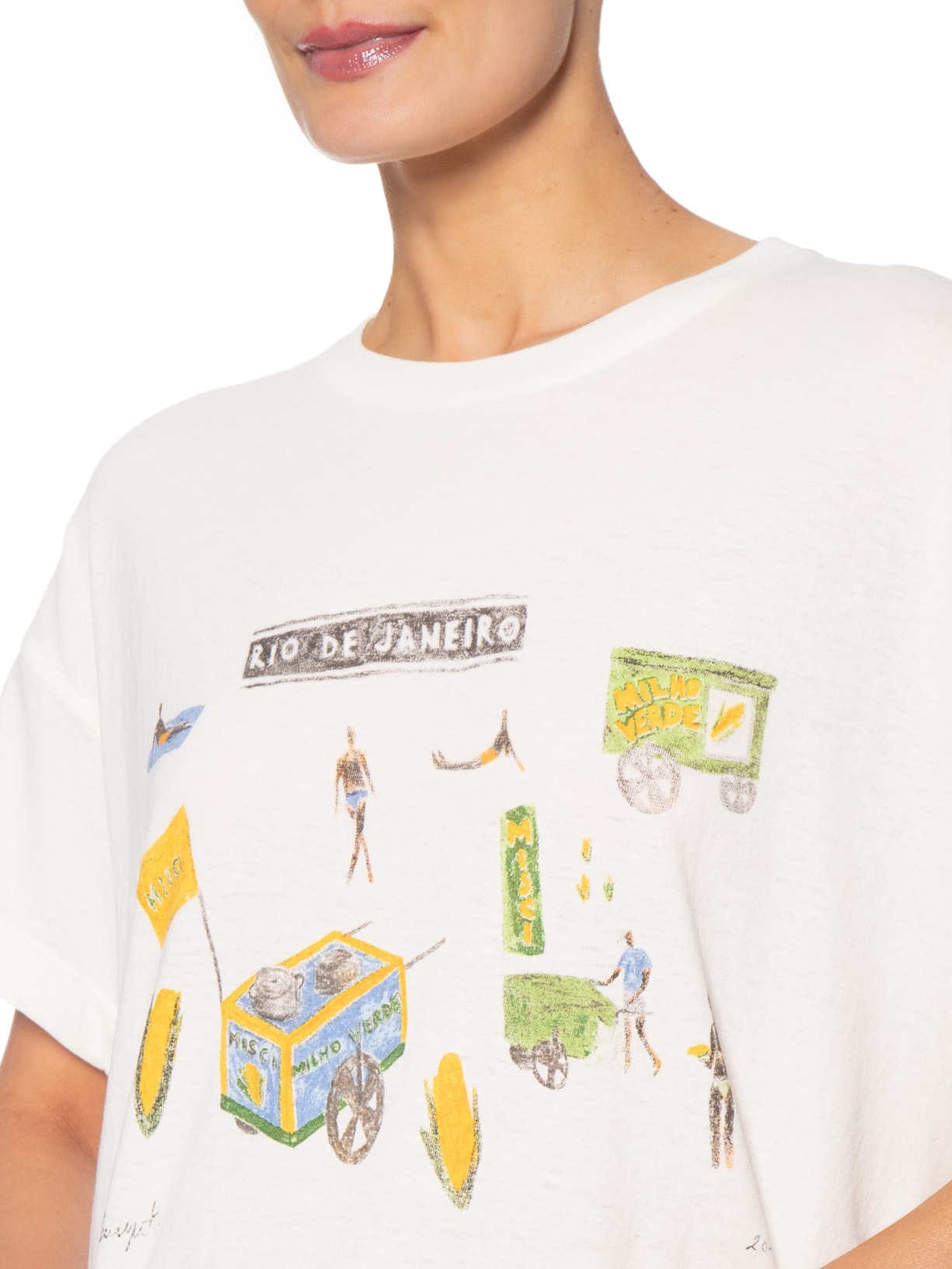 Camiseta Unissex Milho Verde – Off White Misci