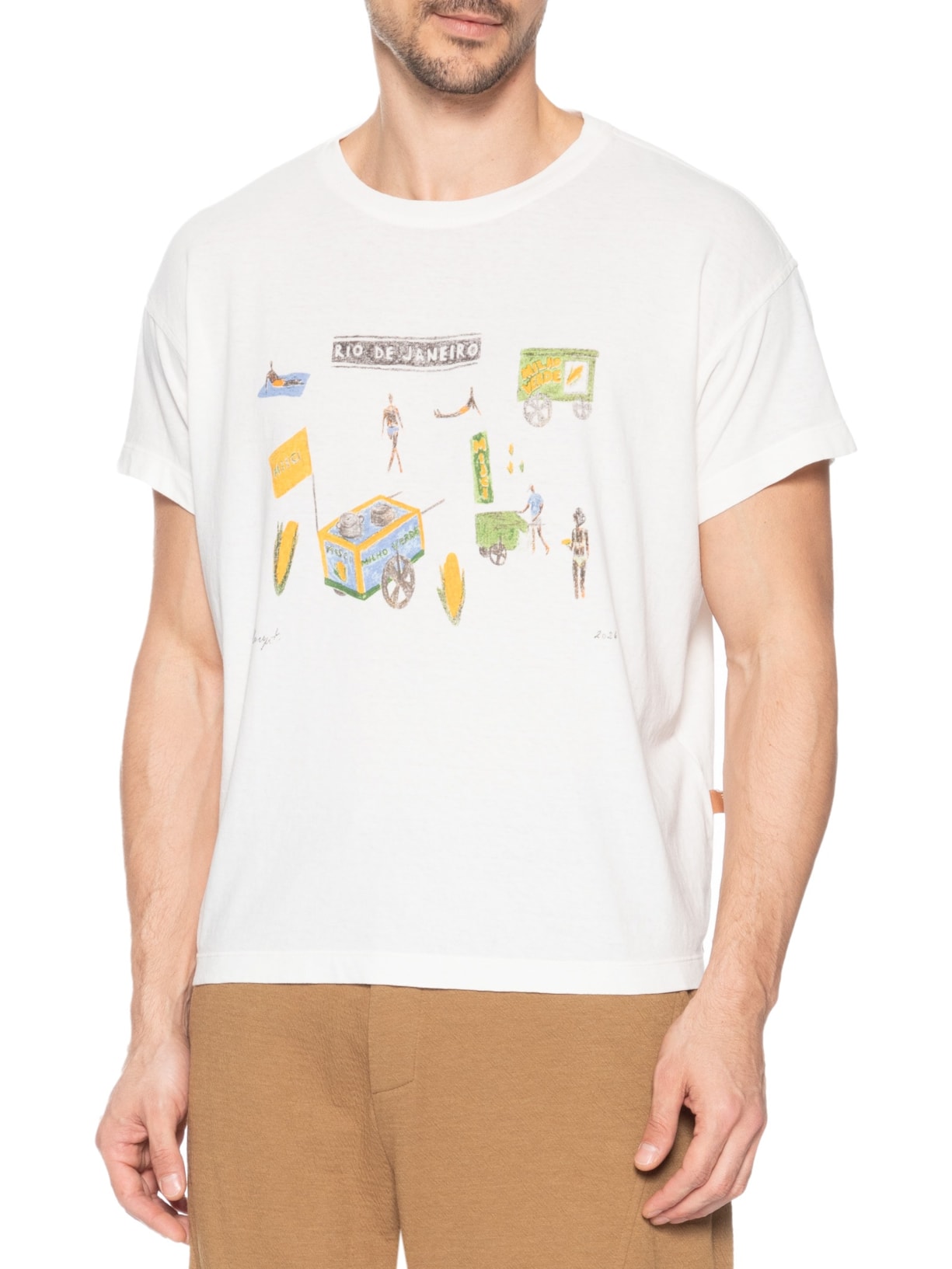 Camiseta Unissex Milho Verde – Off White Misci