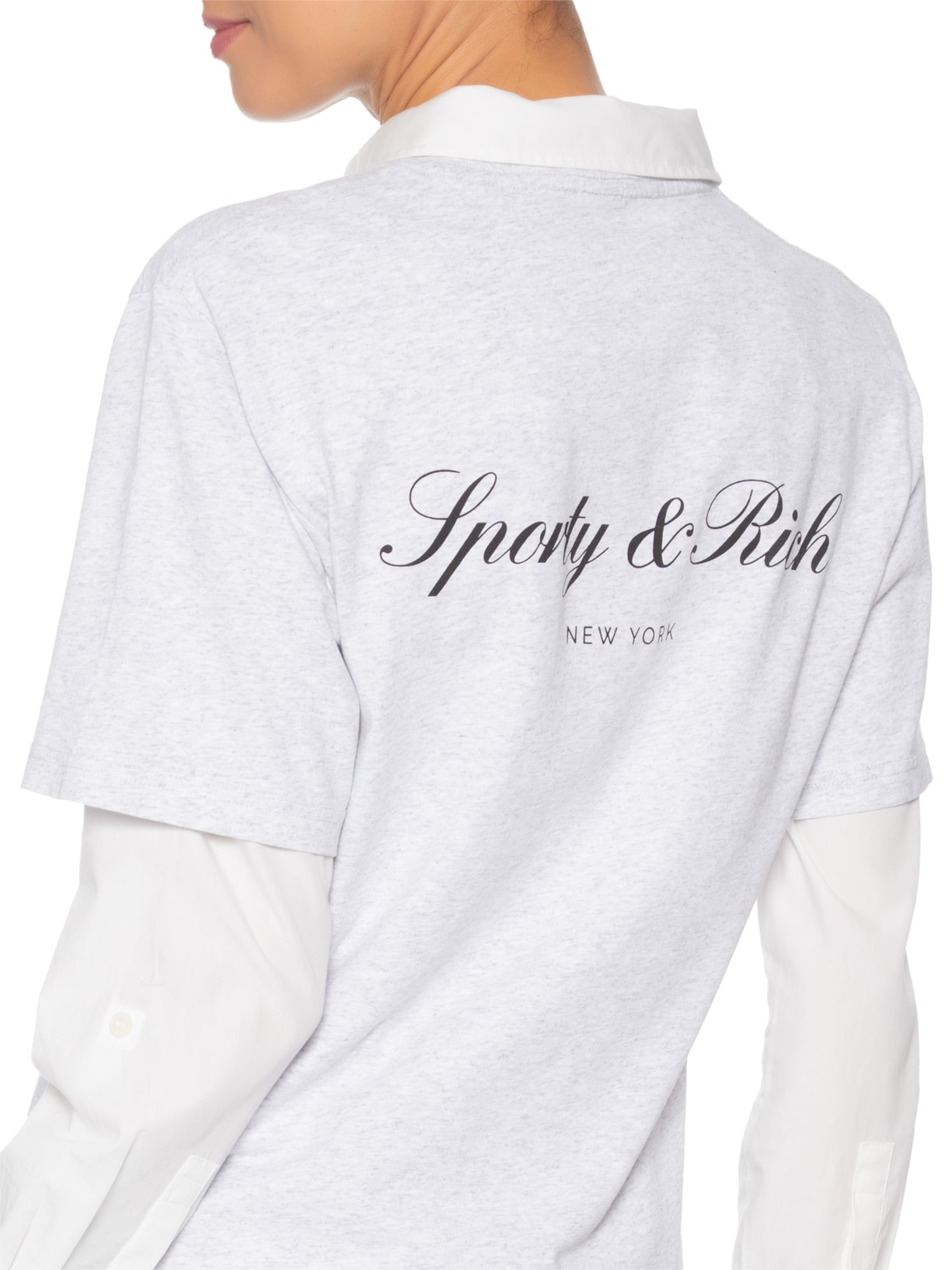 Camiseta Unissex Signature NY – Branco Sporty & Rich