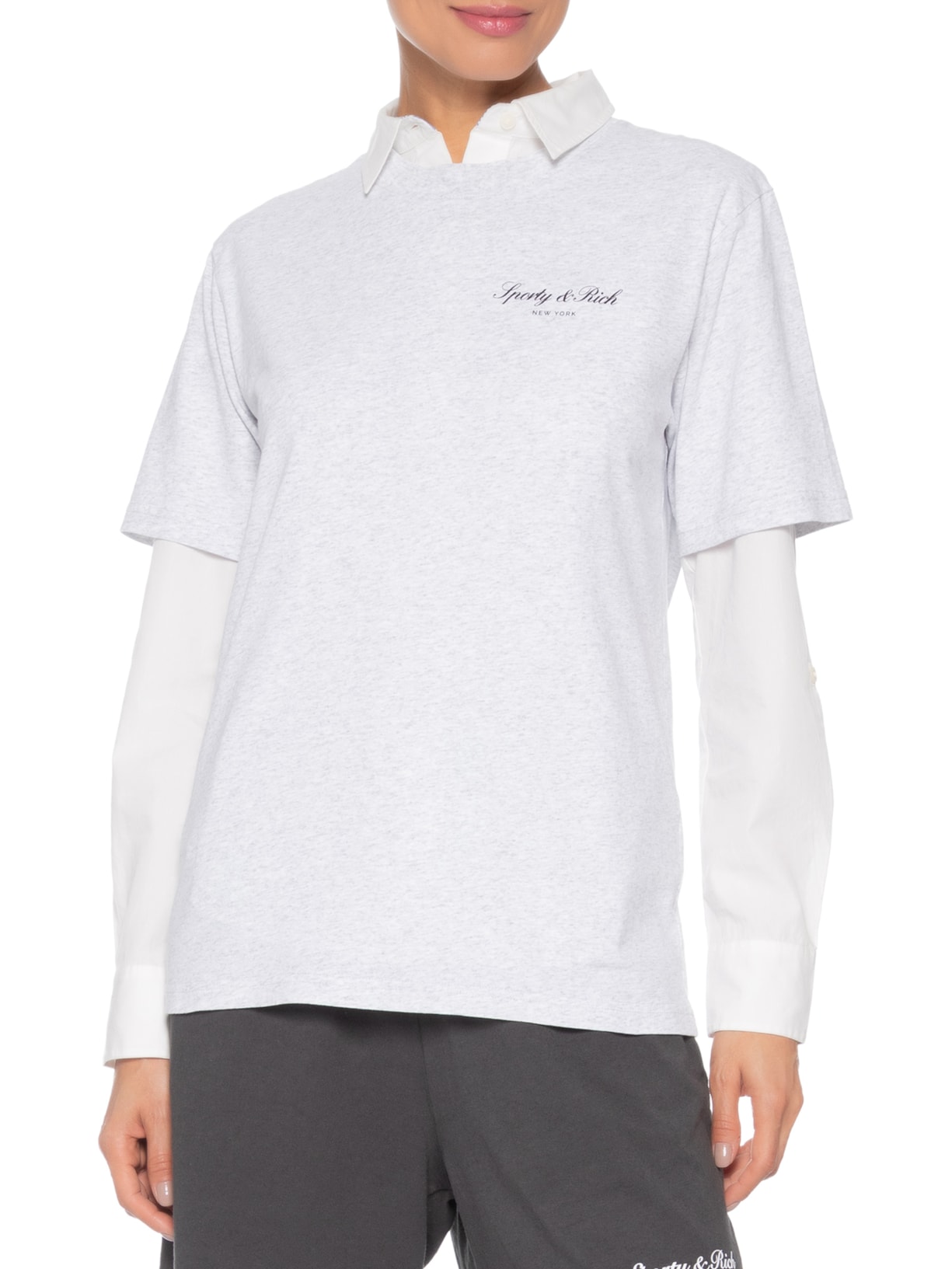 Camiseta Unissex Signature NY – Branco Sporty & Rich