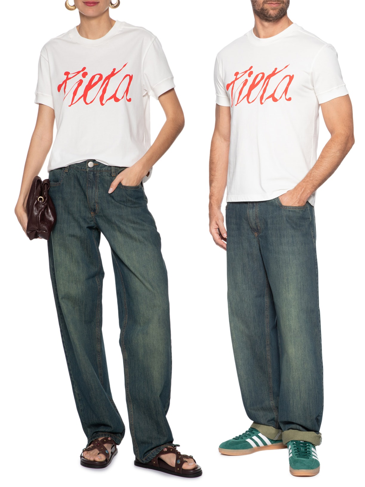 Camiseta Unissex Tieta Branco Misci