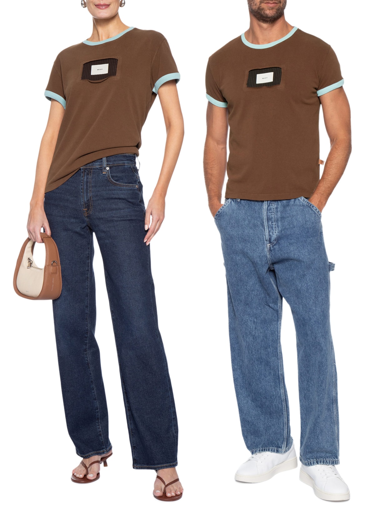 Camiseta Unissex Vela Marrom Misci