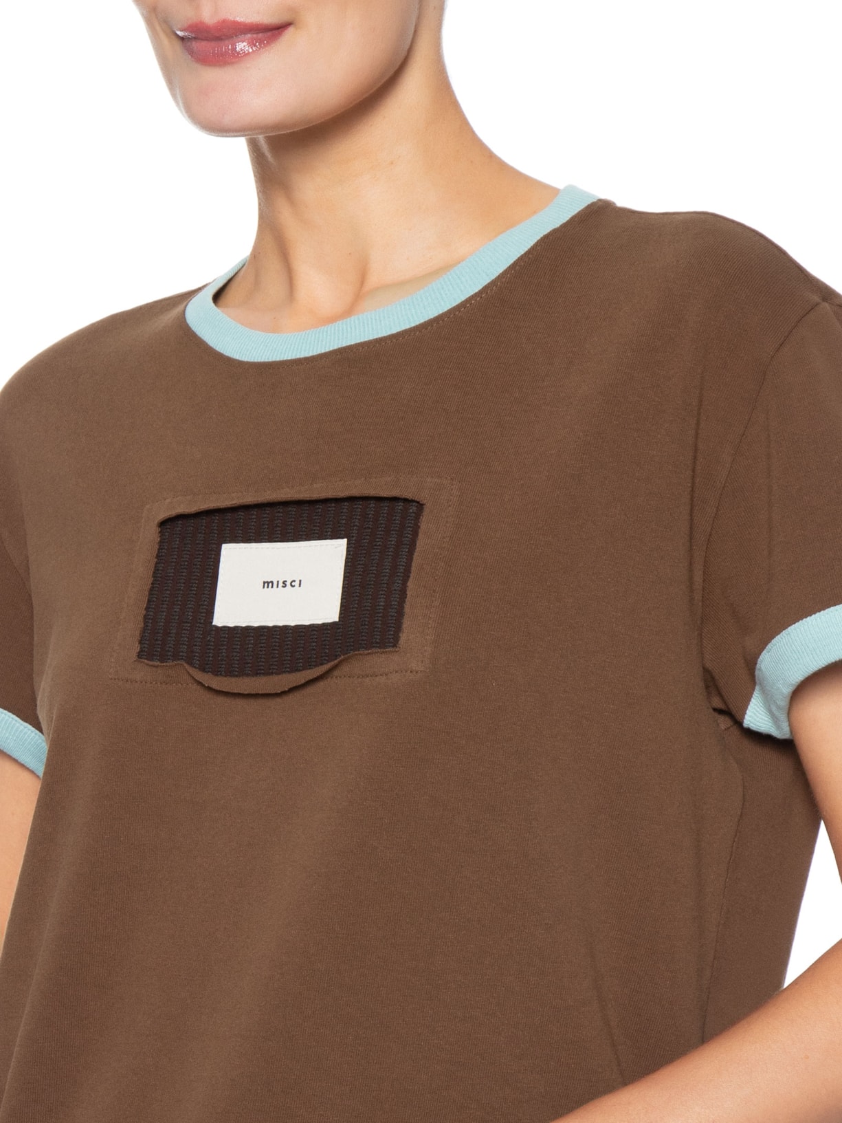 Camiseta Unissex Vela Marrom Misci