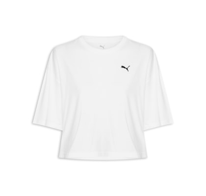 Camiseta Wardrobe Ess Oversized  Feminina - Branco