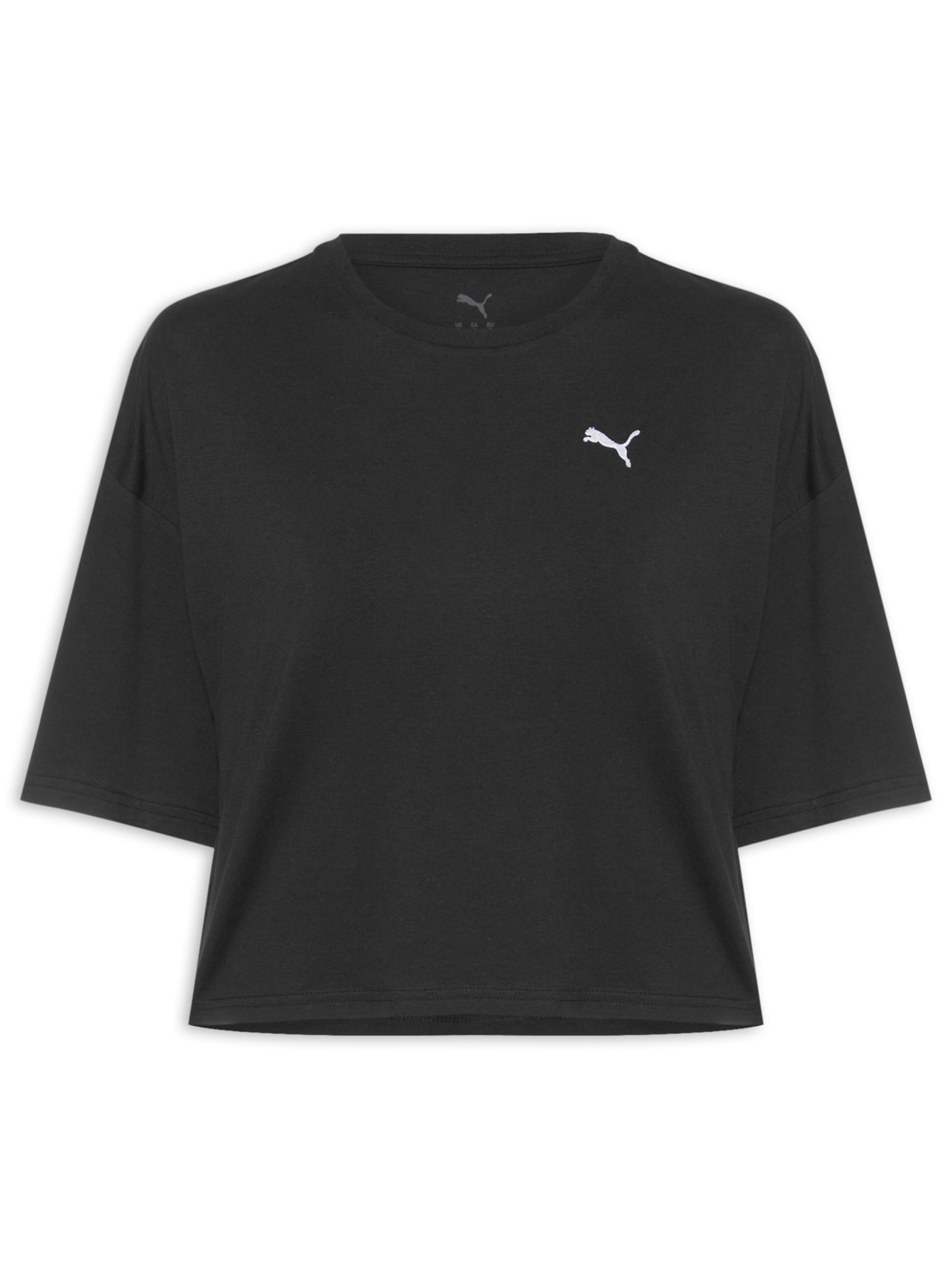 Camiseta Wardrobe Ess Oversized Feminina Preto Puma