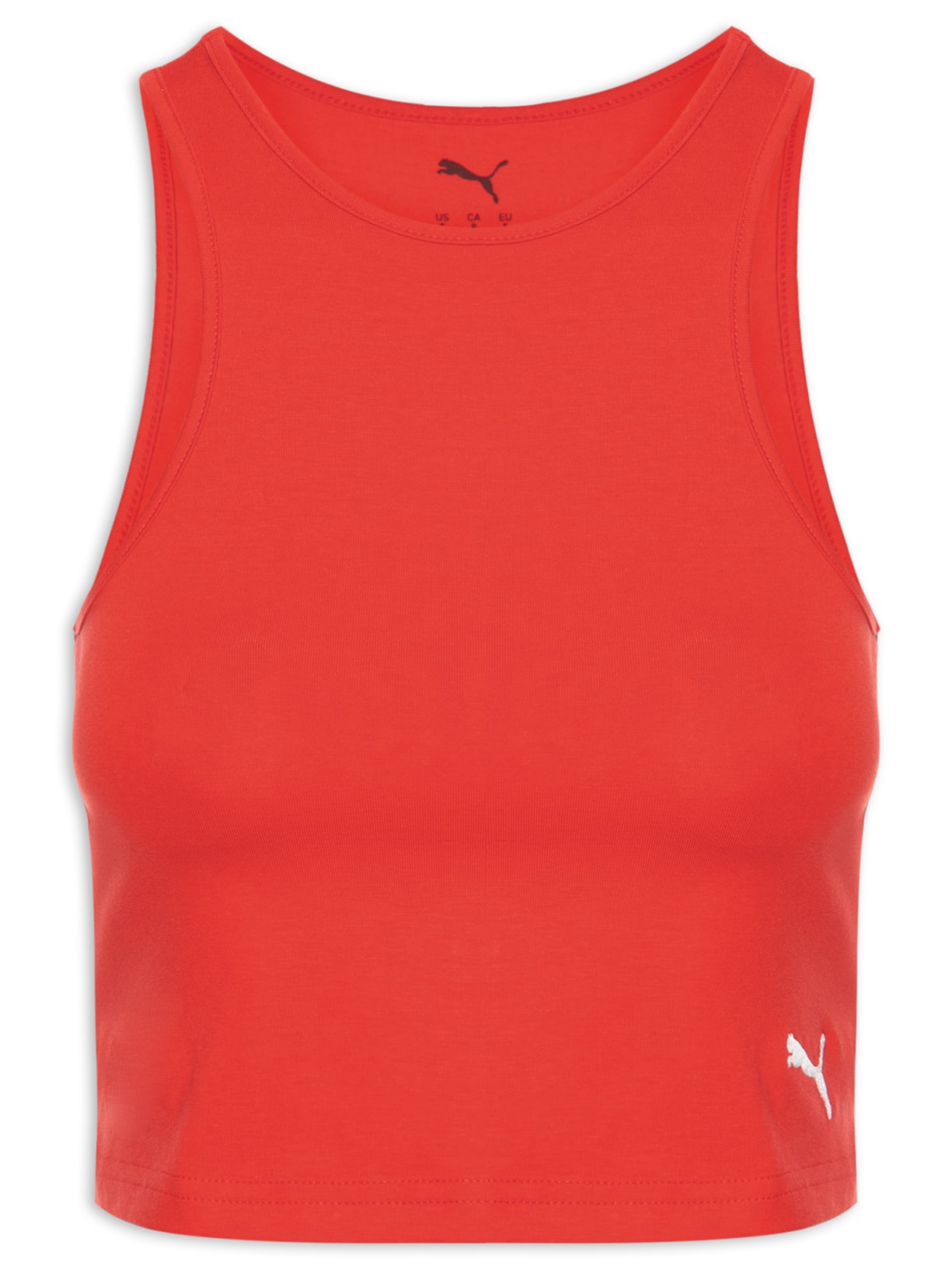 Camiseta Wardrobe Ess Tank Top Feminina Vermelho Puma