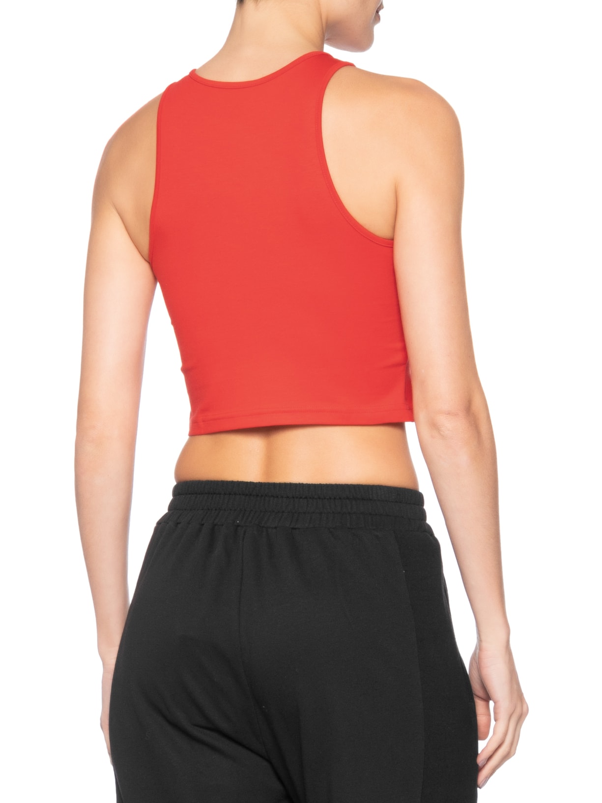 Camiseta Wardrobe Ess Tank Top Feminina Vermelho Puma