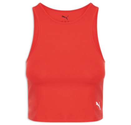 Camiseta Wardrobe Ess Tank Top Feminina – Vermelho