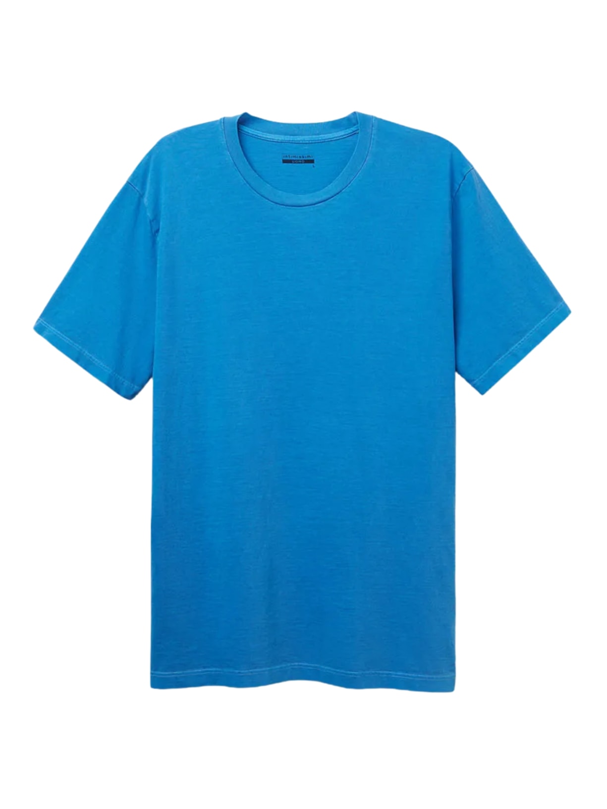 Camiseta Washed Collection Em Algodão - Azul