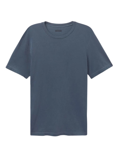 Camiseta Washed Collection Em Algodão - Azul