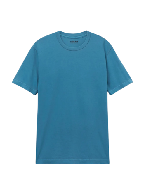 Camiseta Washed Collection Em Algodão - Azul