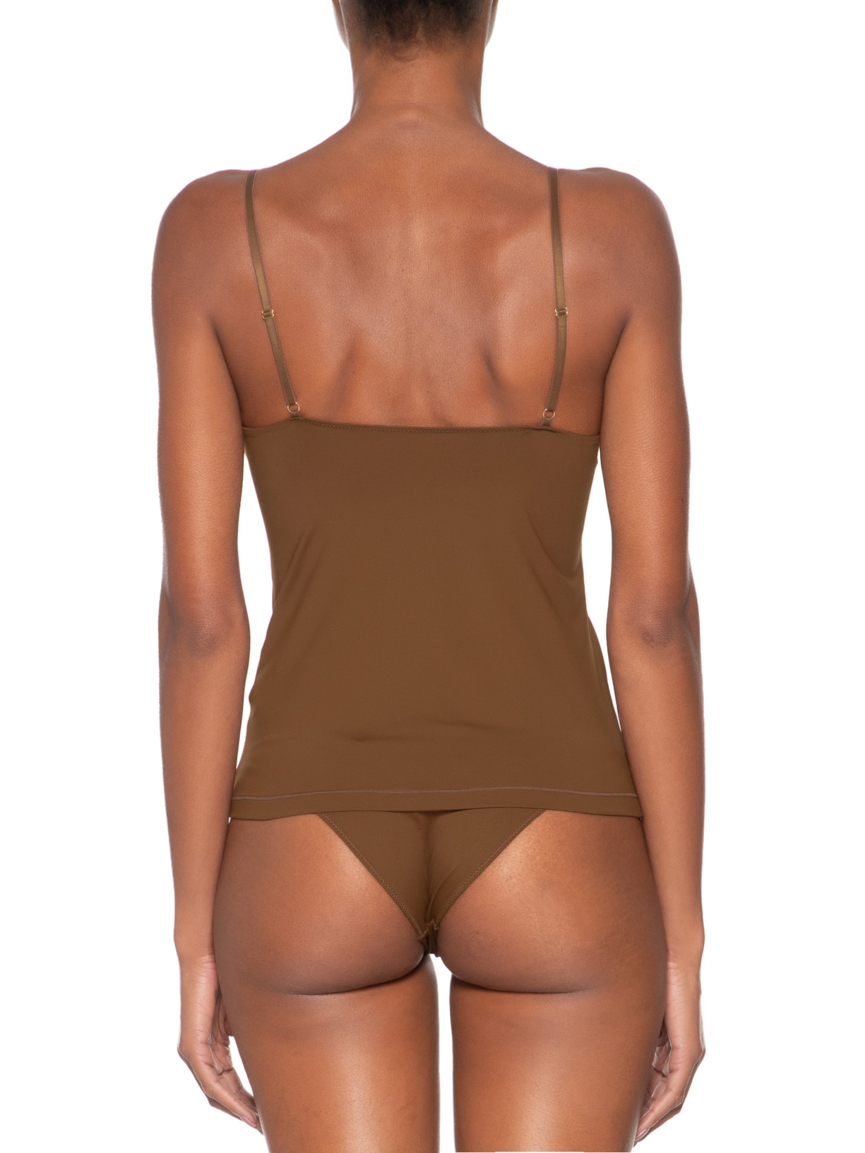 Camisete Feminina Poliamida Maya Marrom Jogê