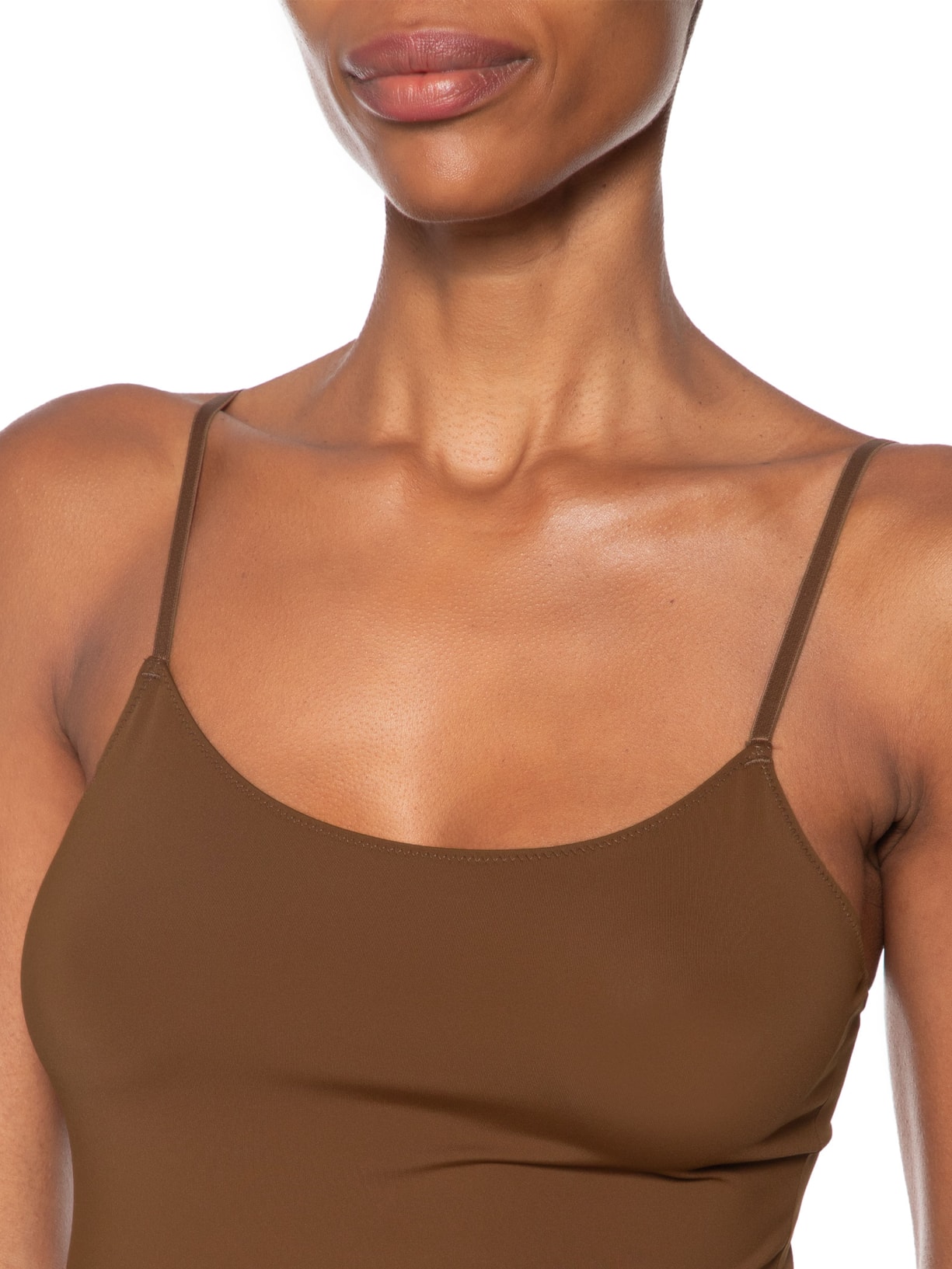 Camisete Feminina Poliamida Maya Marrom Jogê