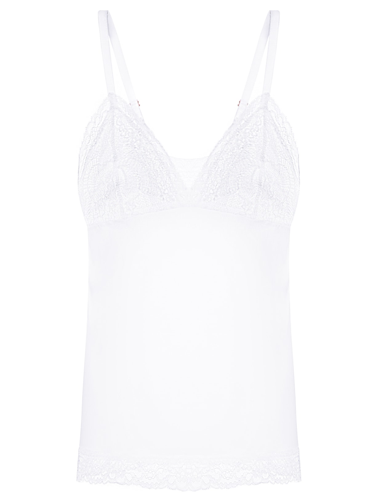 Camisete Feminina Renda - Branco