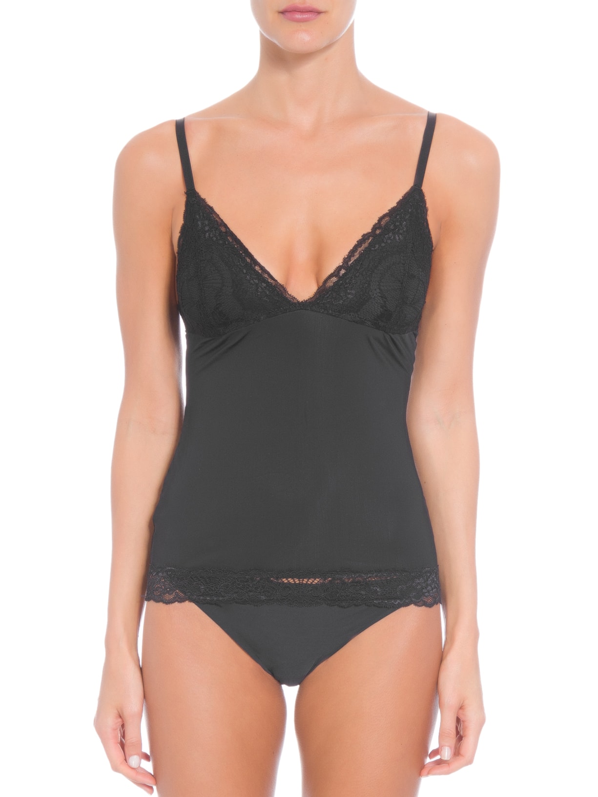 Camisete Renda Preto Valisere