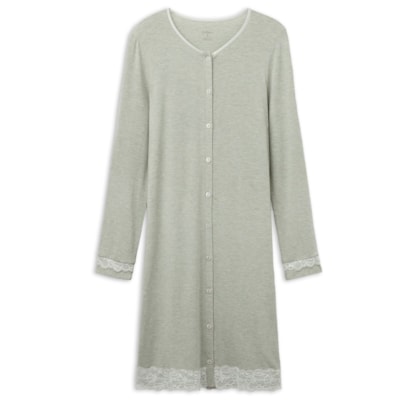 Camisola Aberta Com Detalhes Em Renda - Verde