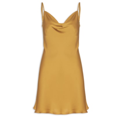 Camisola Alças Finas Em Cetim Grace - Dourado