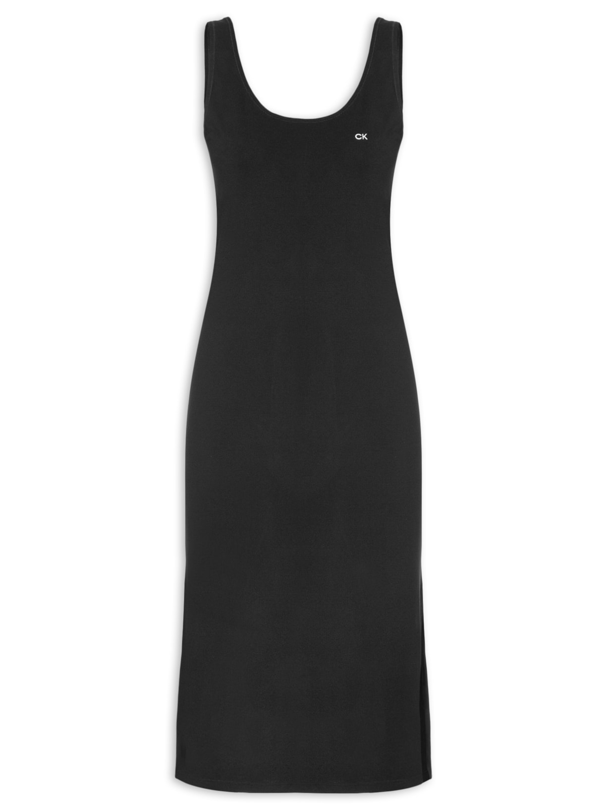 Camisola Cavada Fendas Viscolight - Preto