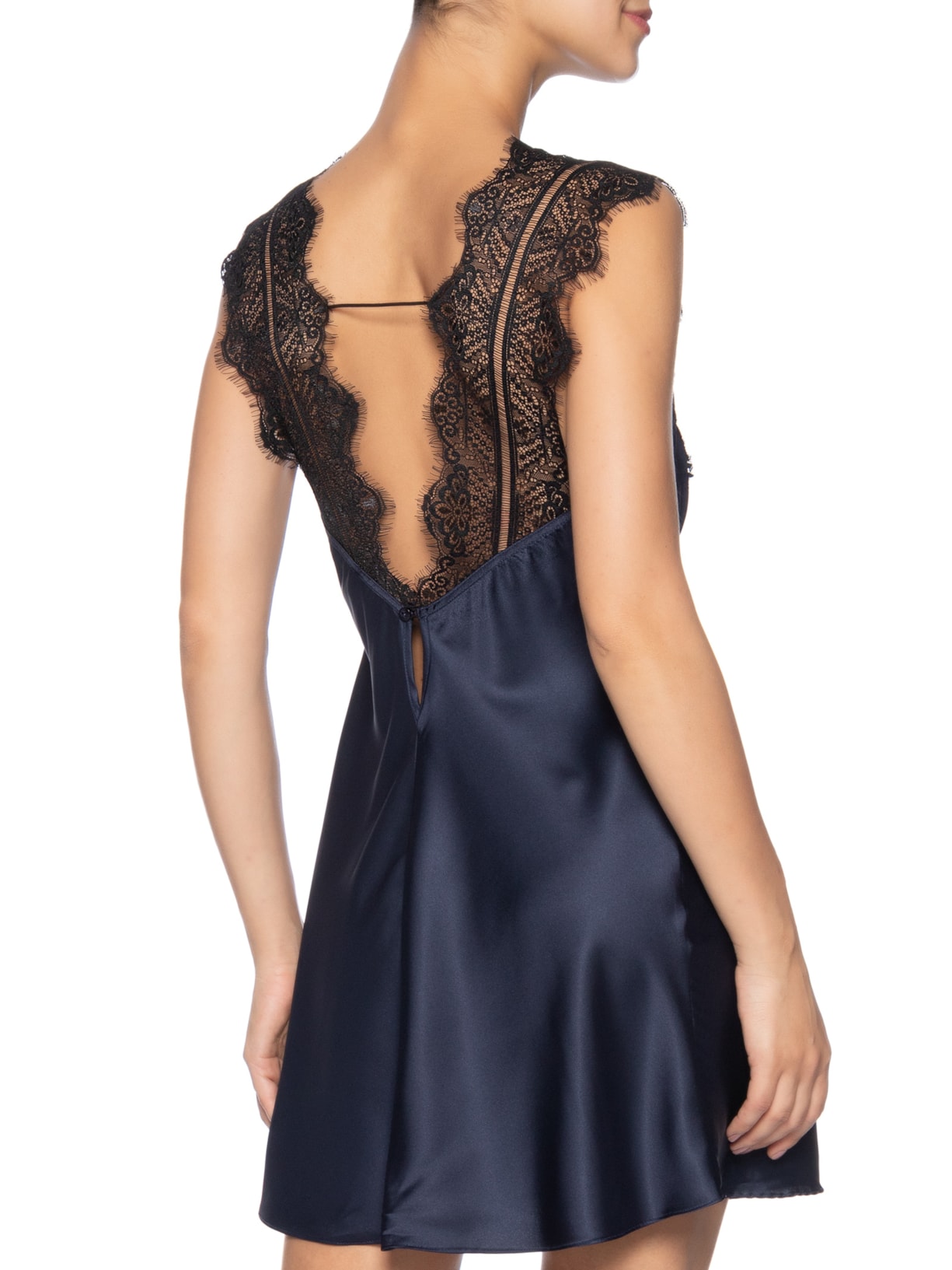 Camisola Cetim Clara Azul Jogê