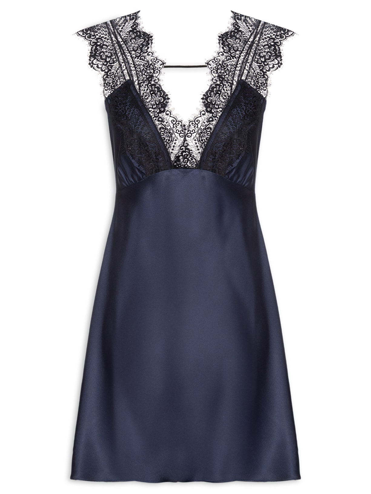 Camisola Cetim Clara Azul Jogê