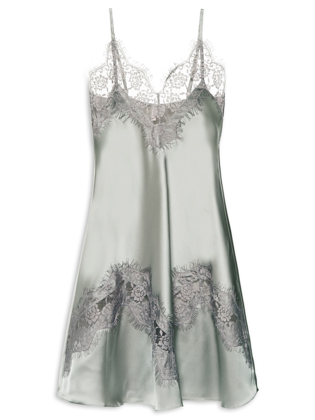 Camisola Cetim Lys - Cinza