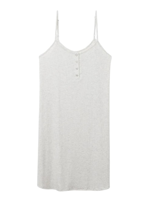 Camisola Com Alças Finas Chic Comfort - Cinza