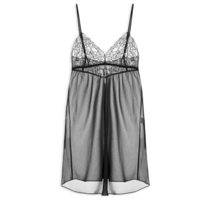 Camisola Curta - Preto