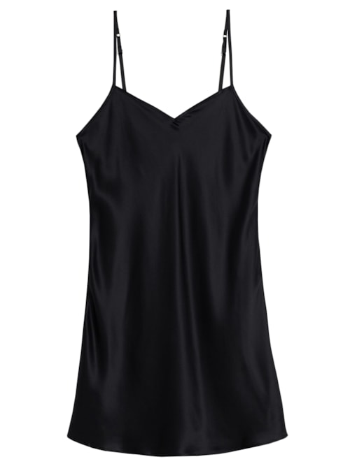 Camisola De Seda - Preto