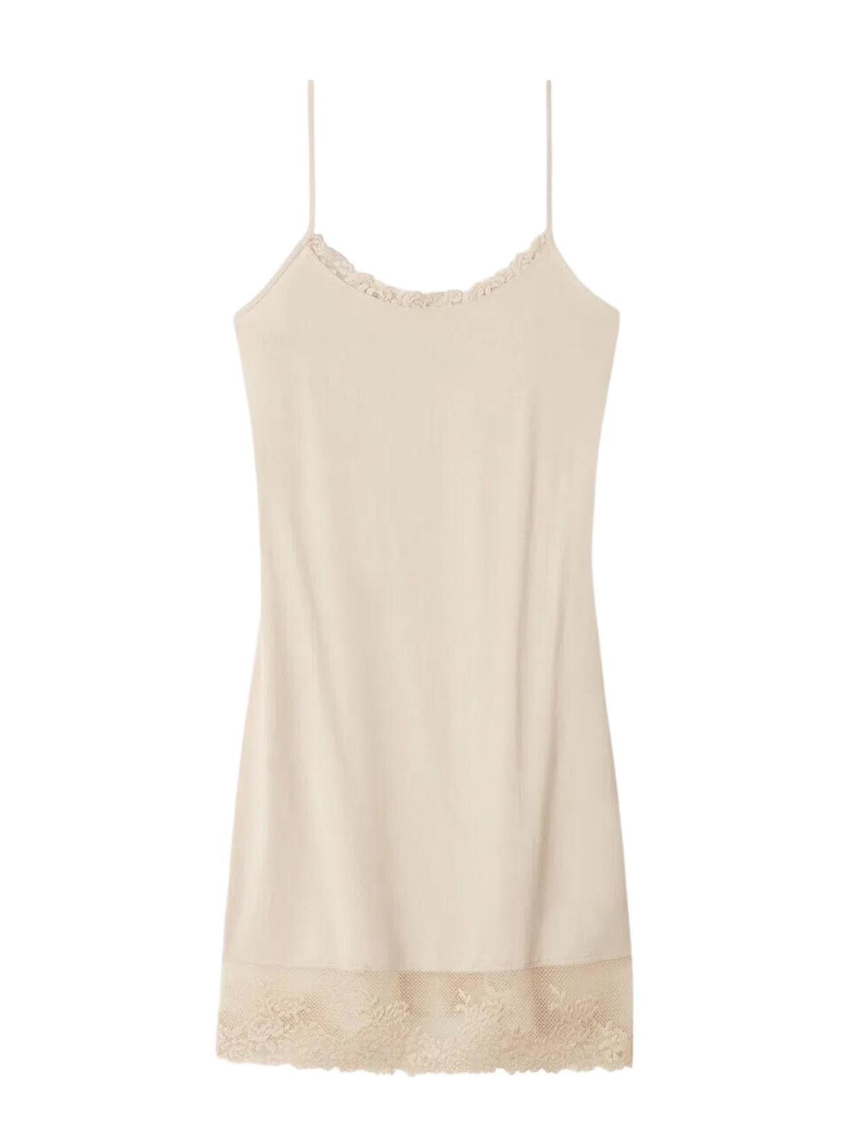 Camisola Em Micromodal Pretty Flowers - Bege