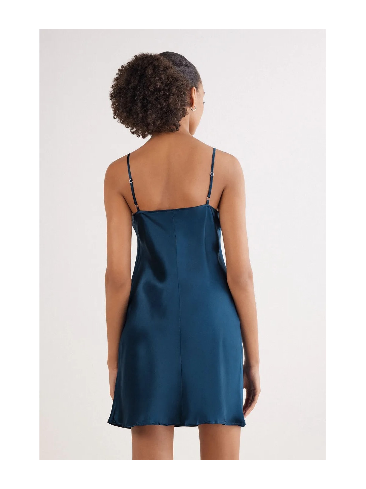 Camisola Em Seda Luxury Dreams Azul Intimissimi