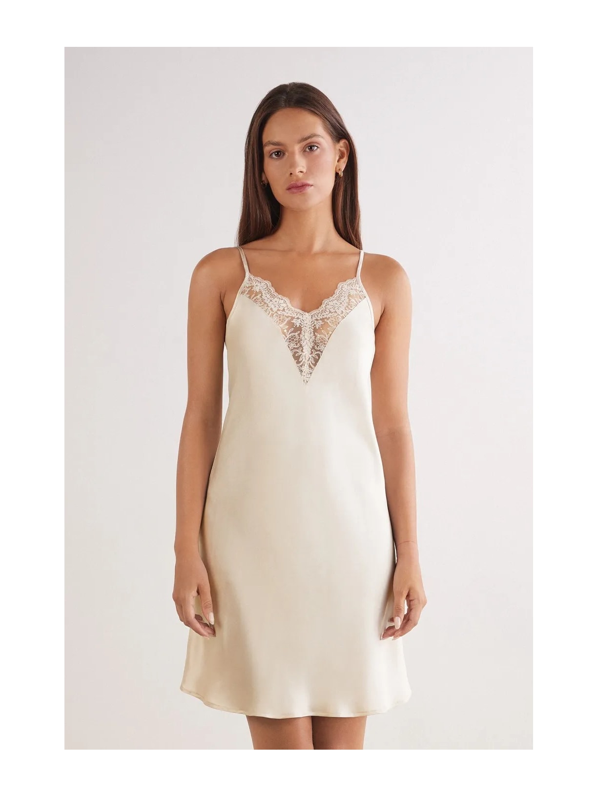 Camisola Em Seda Luxury Dreams Marfim Intimissimi