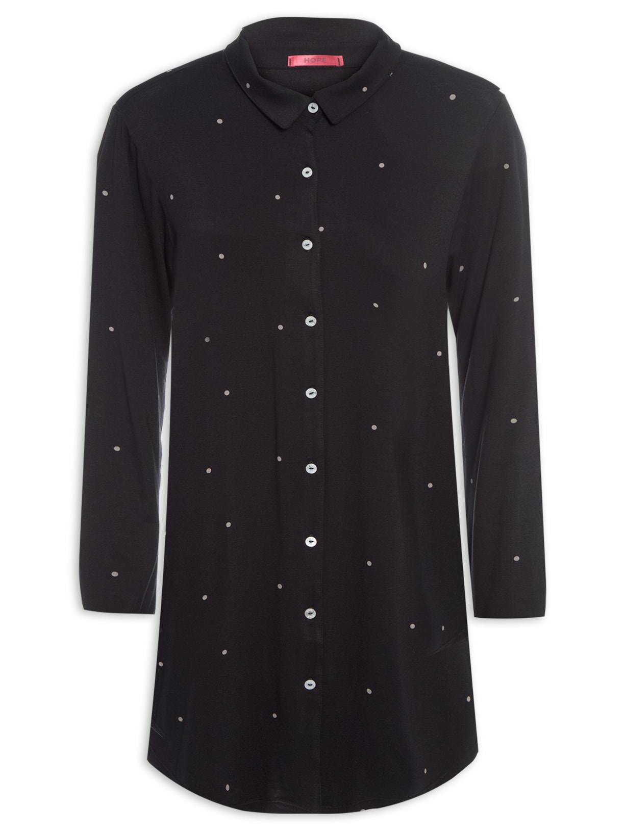 Camisola Em Viscose Dreams - Preto