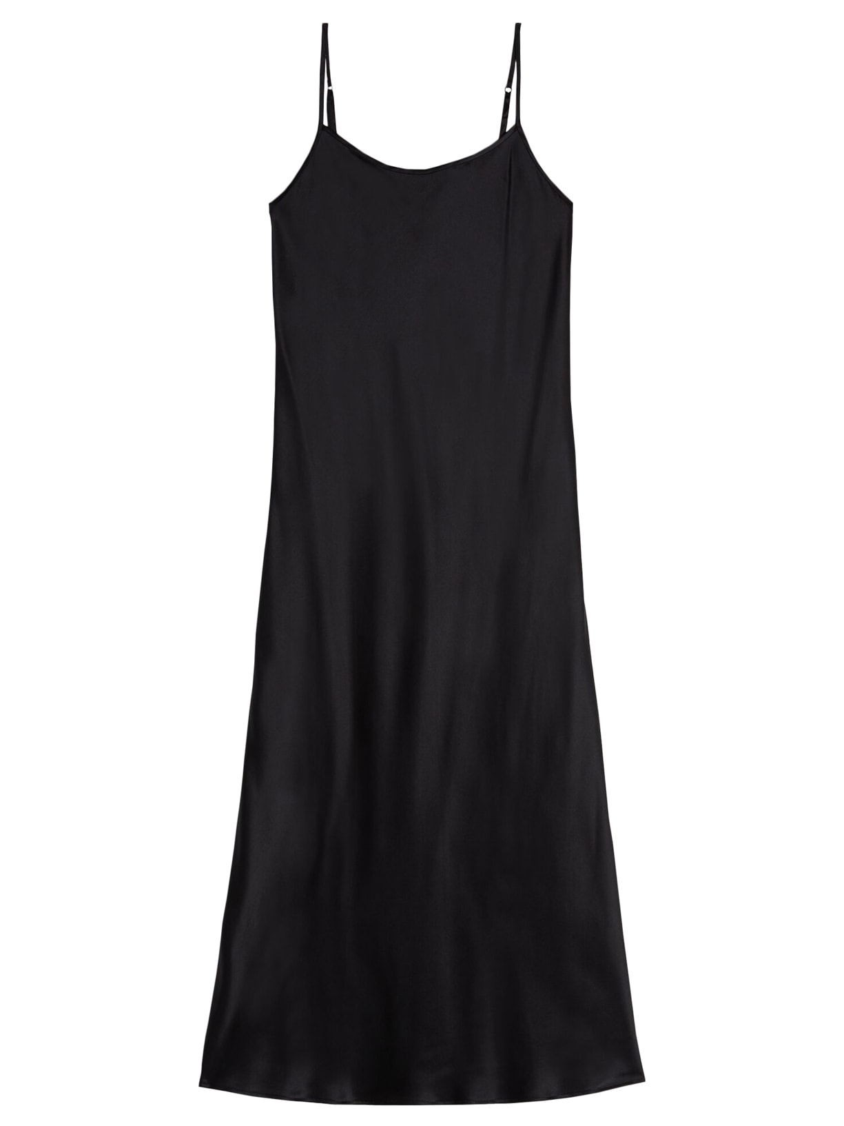 Camisola Longa De Seda - Preto