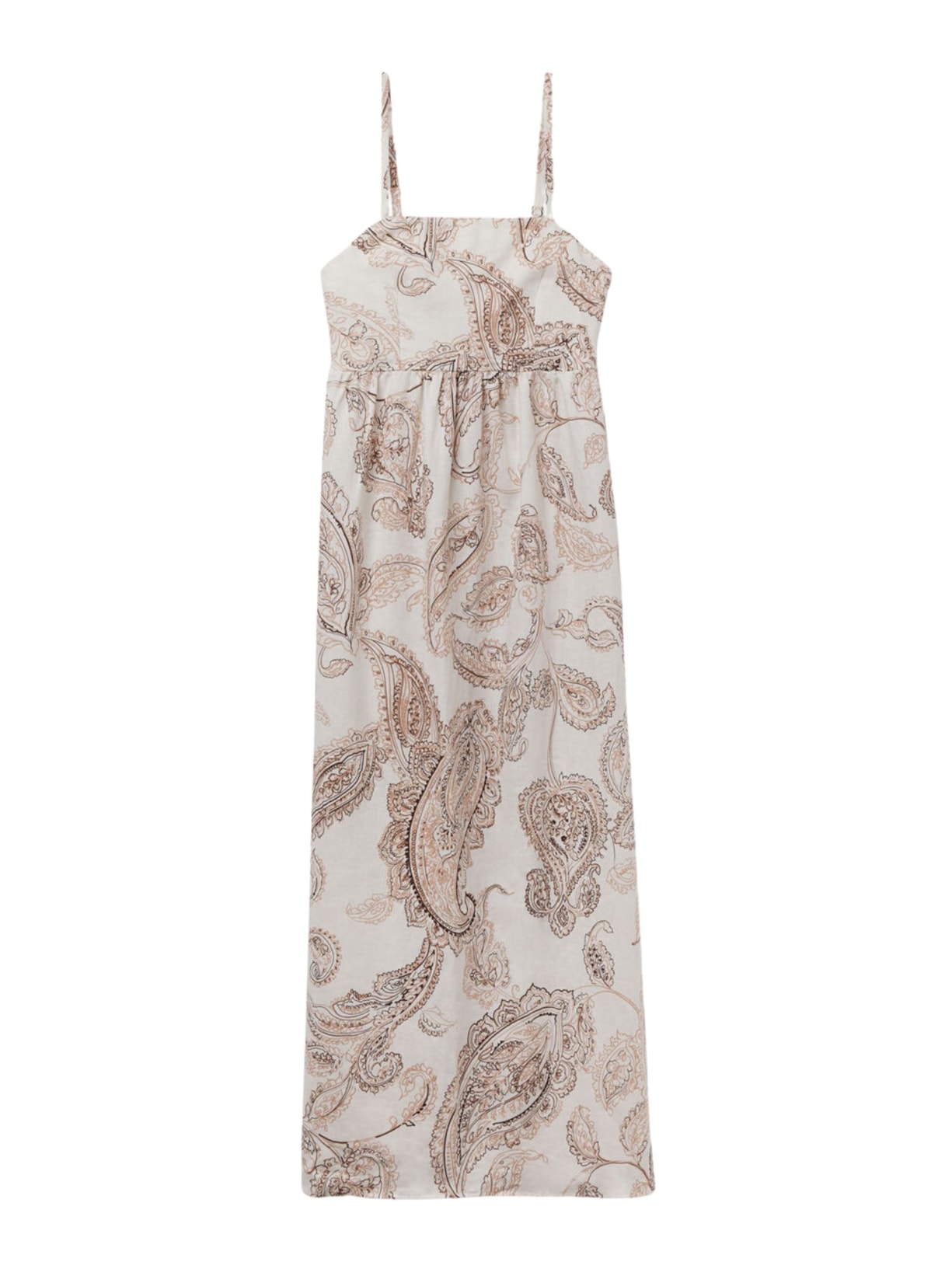 Camisola Longa Em Linho e Viscose Get Noticed Bege Intimissimi