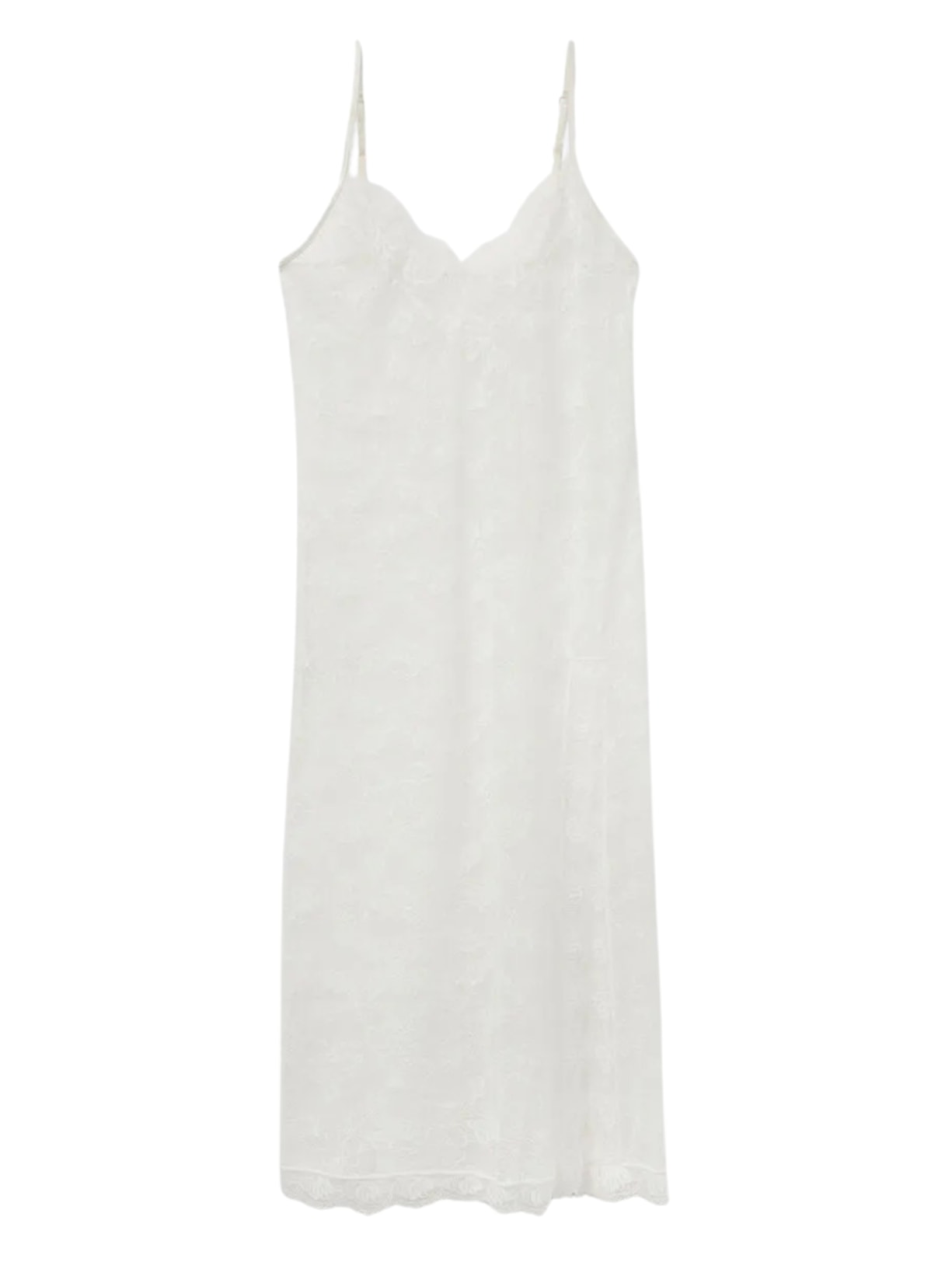 Camisola Longa Em Renda The Simplest Pleasures - Marfim