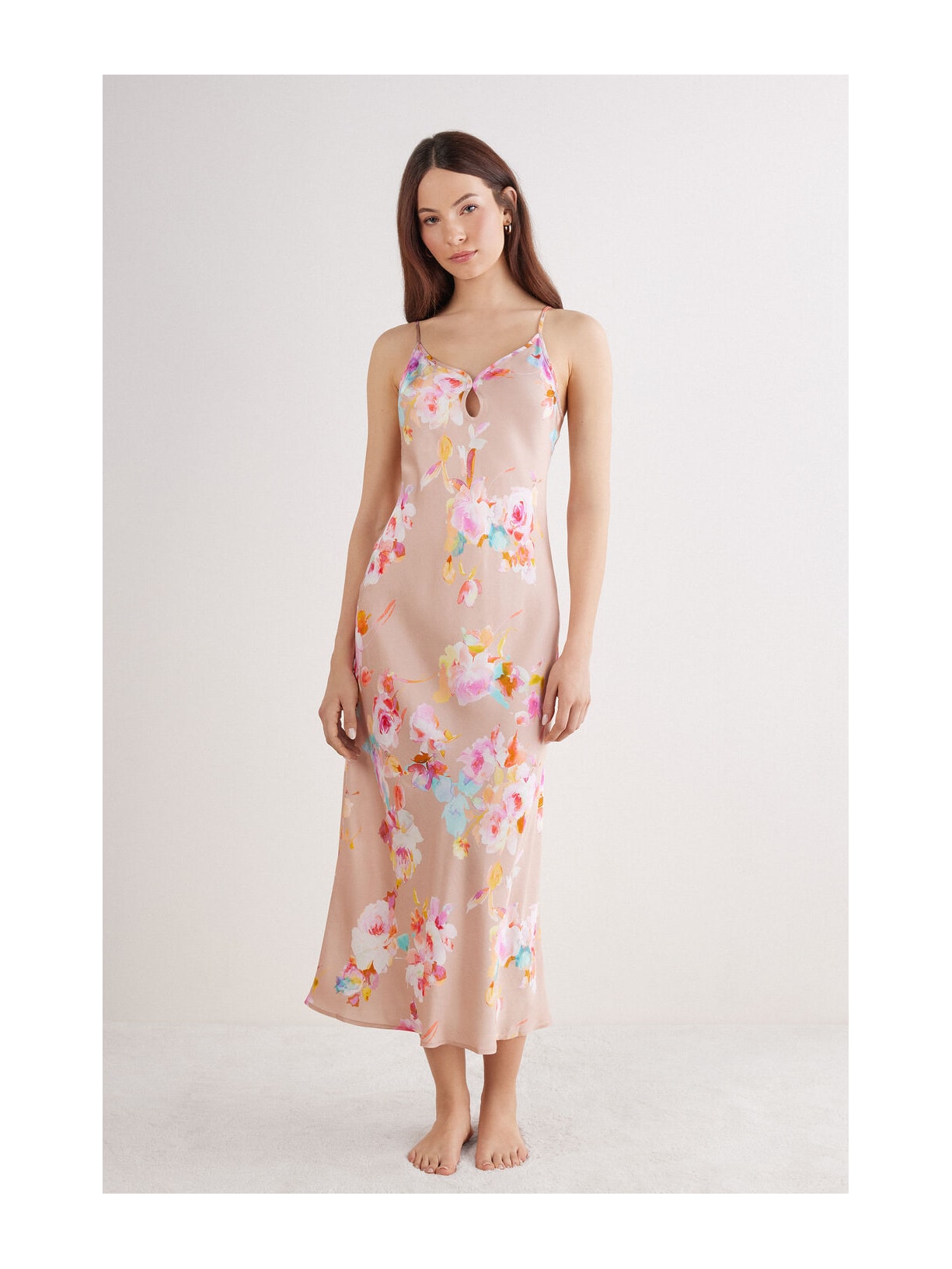 Camisola Longa Em Viscose Here Comes The Sun Rosa Intimissimi