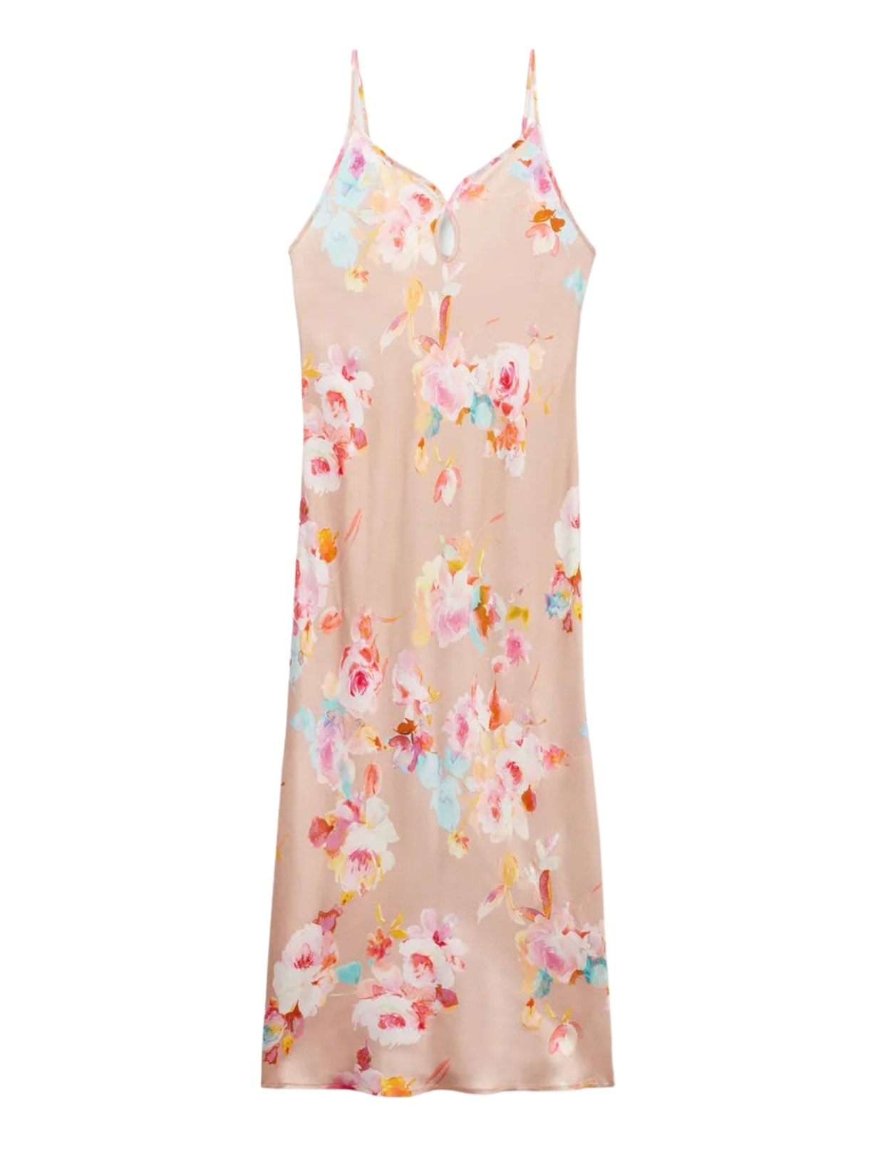 Camisola Longa Em Viscose Here Comes The Sun - Rosa