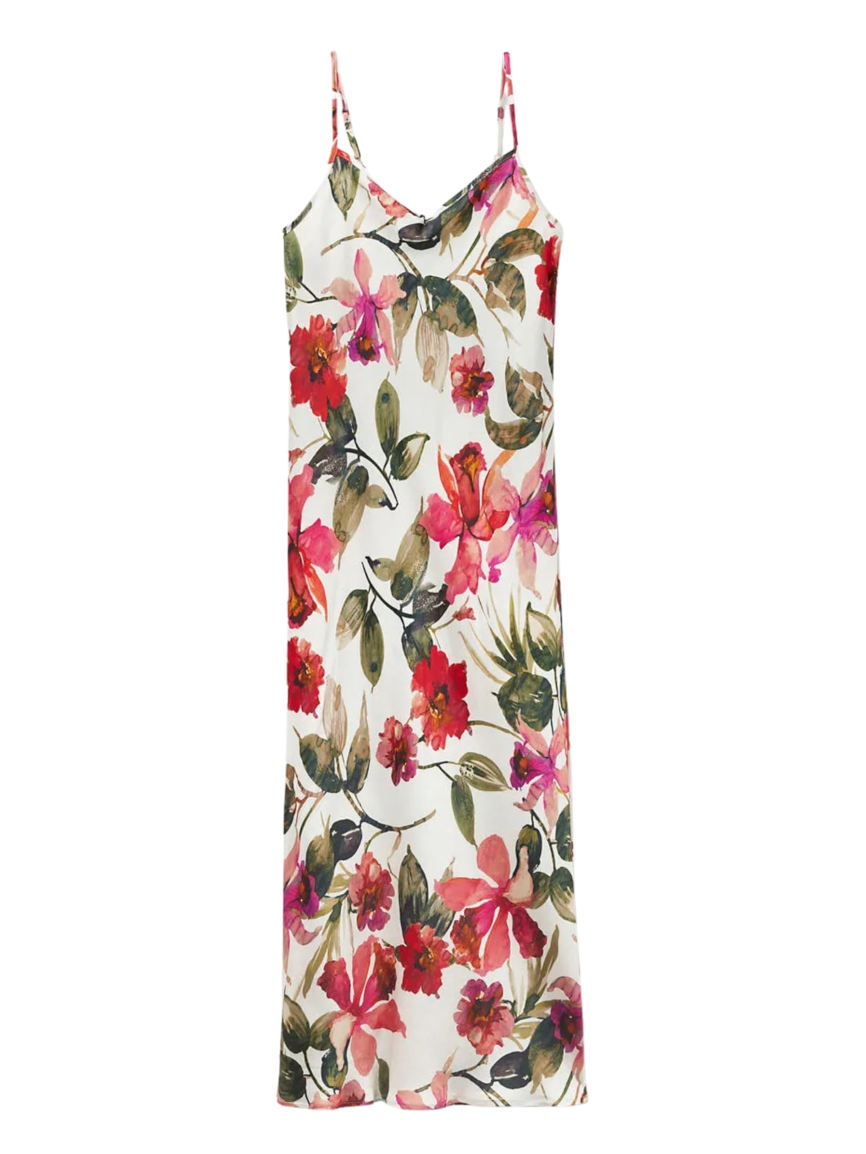 Camisola Longa Em Viscose Imaginary Journey - Branco