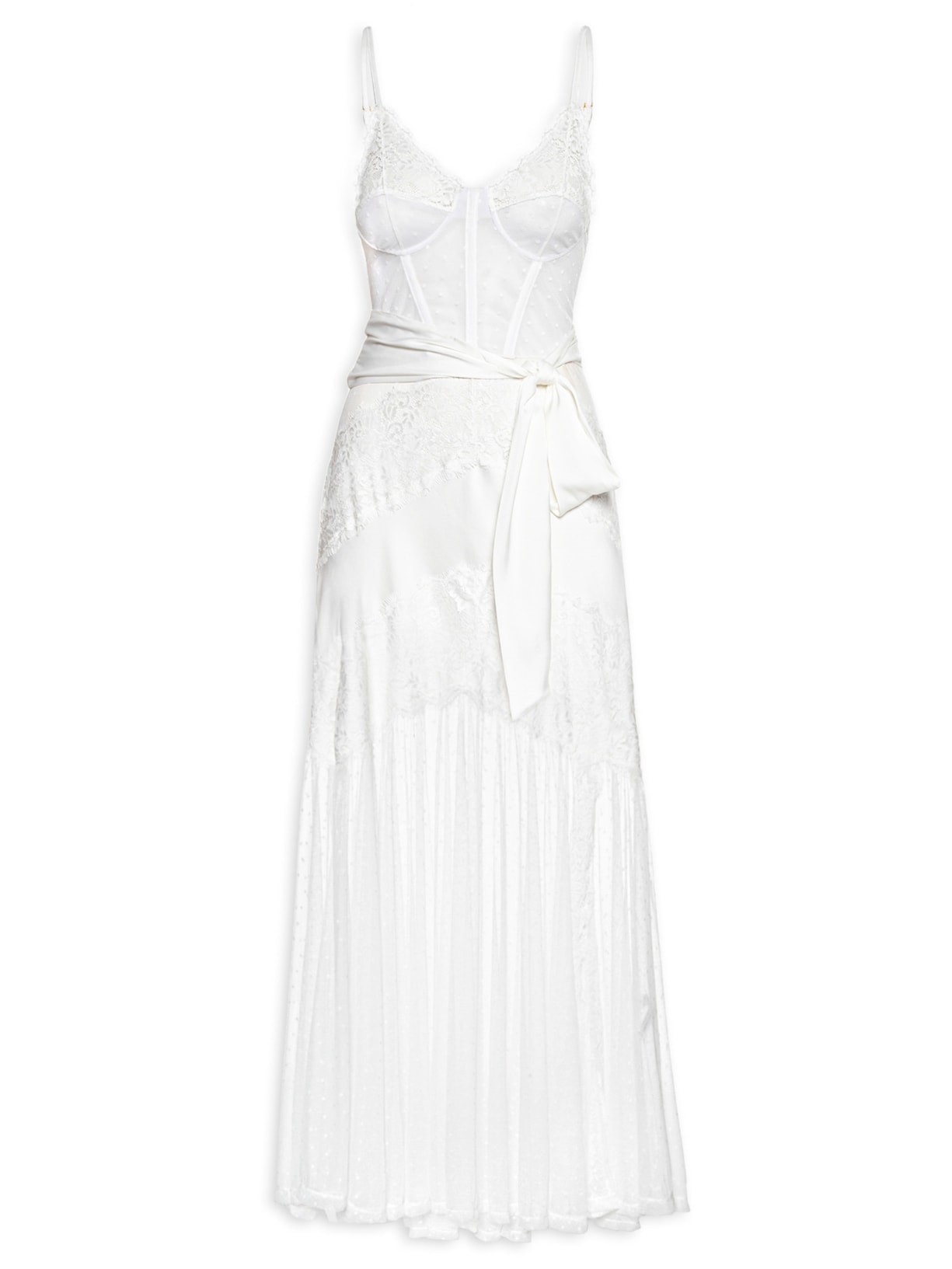 Camisola Longa Tule St Barth - Branco