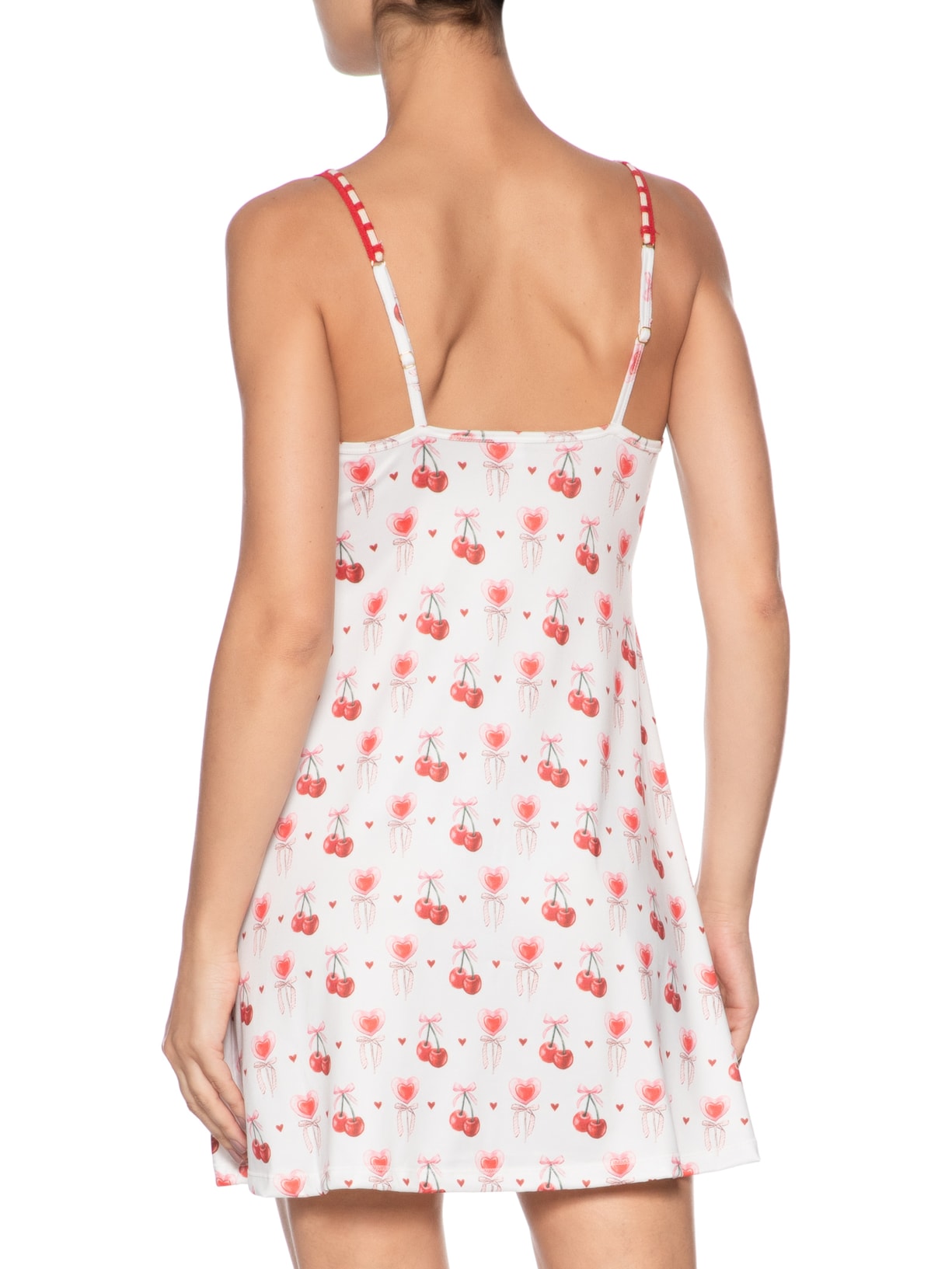 Camisola Malha Love Cherry Branco Jogê