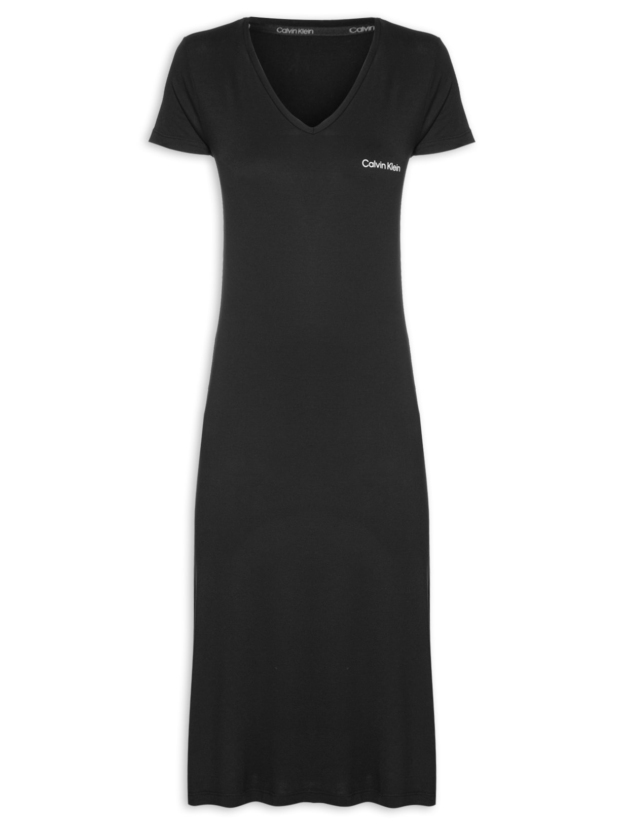 Camisola Midi Viscolight - Preto