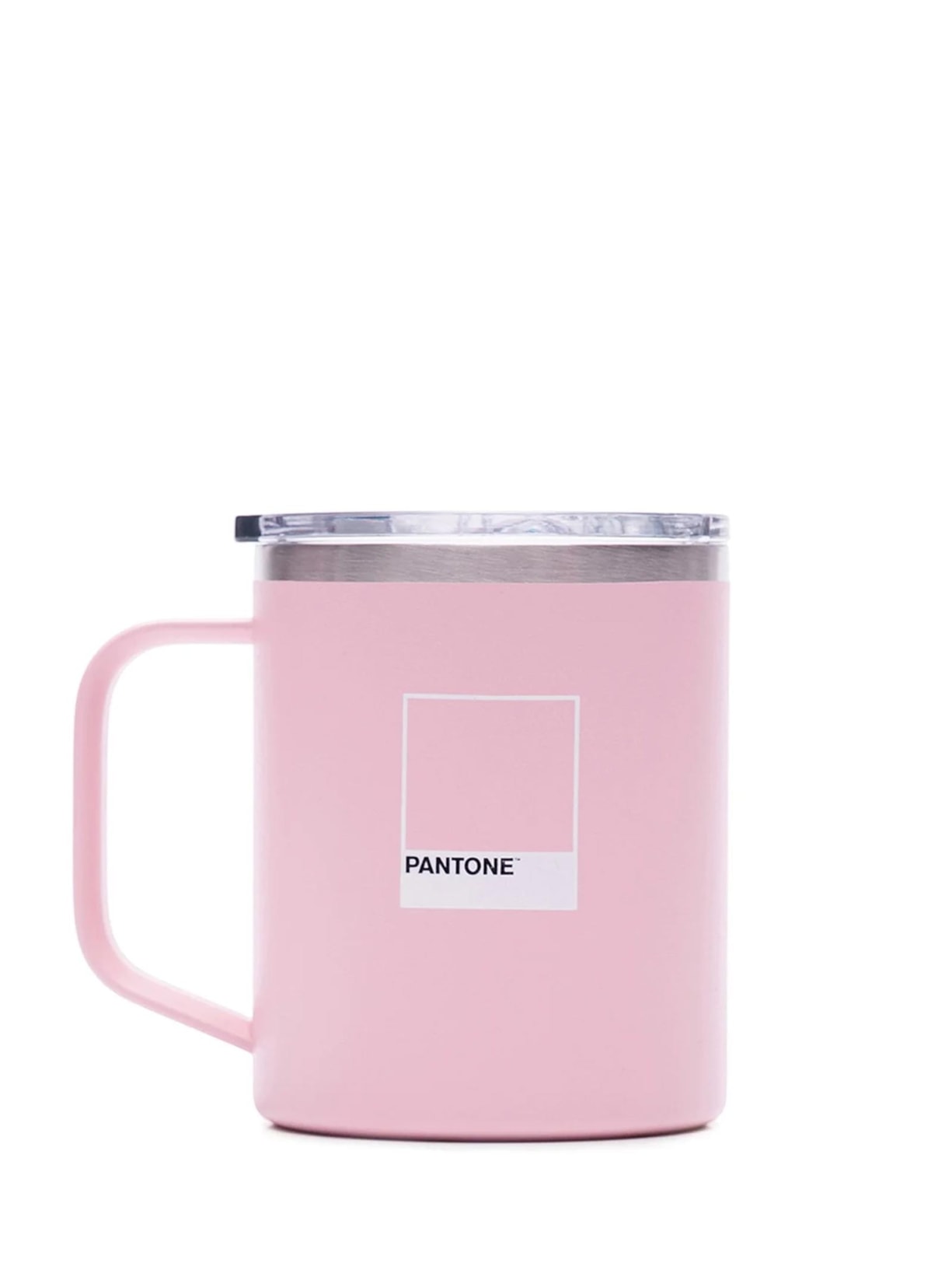 Caneca Chip Em Aço Inox 370 ml - Rosa