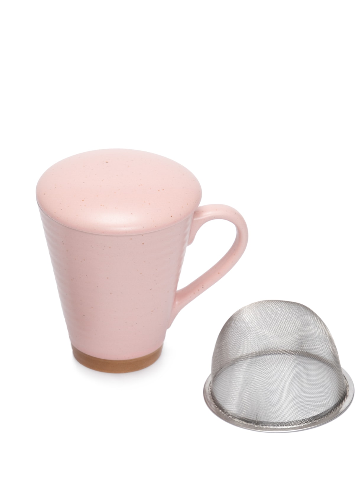 Caneca Romance Em Cerâmica Com Infusor 300 ml Rosa '2Home