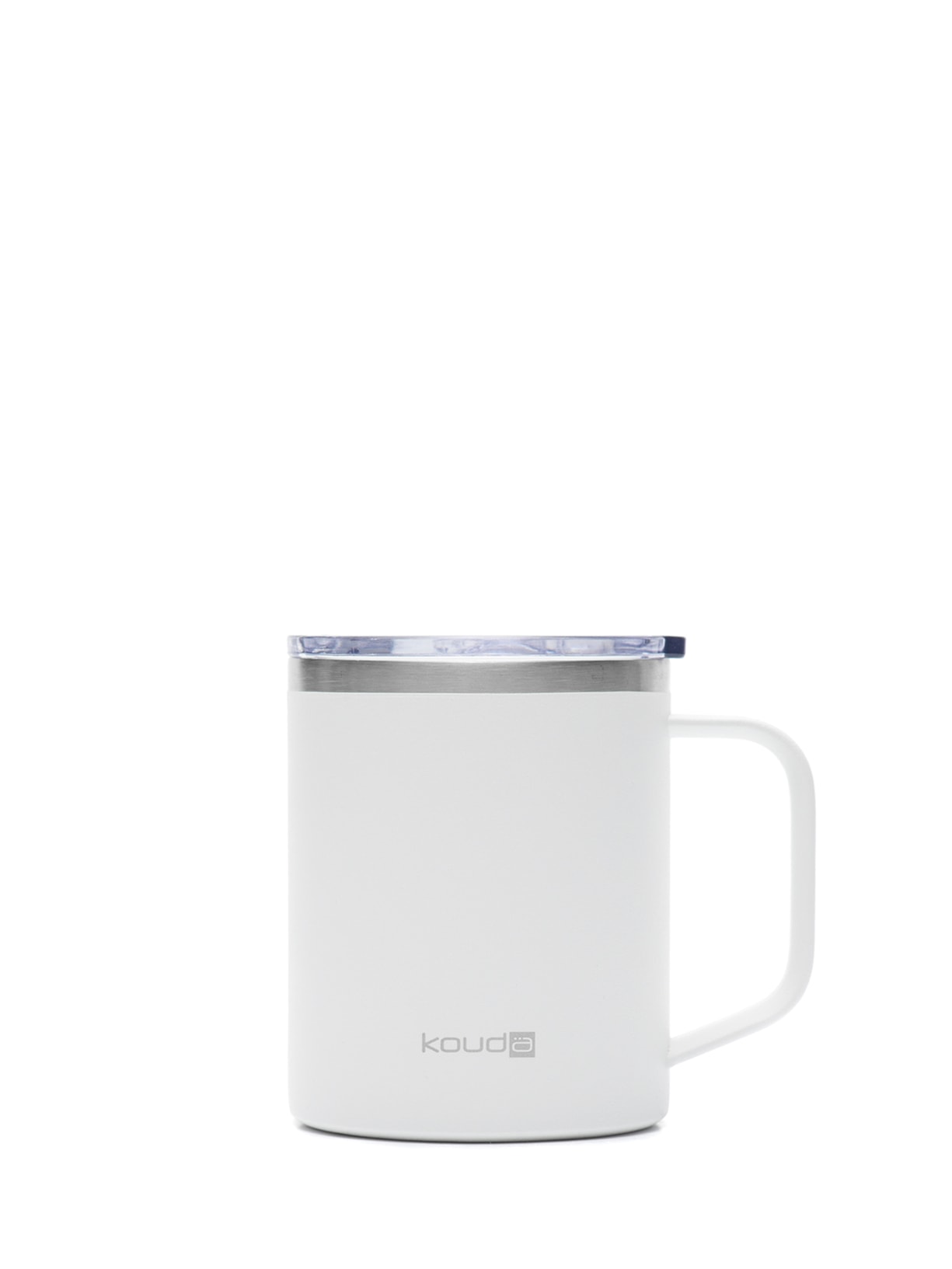 Caneca Térmica Helga Em Aço Inox 370 ml - Branco
