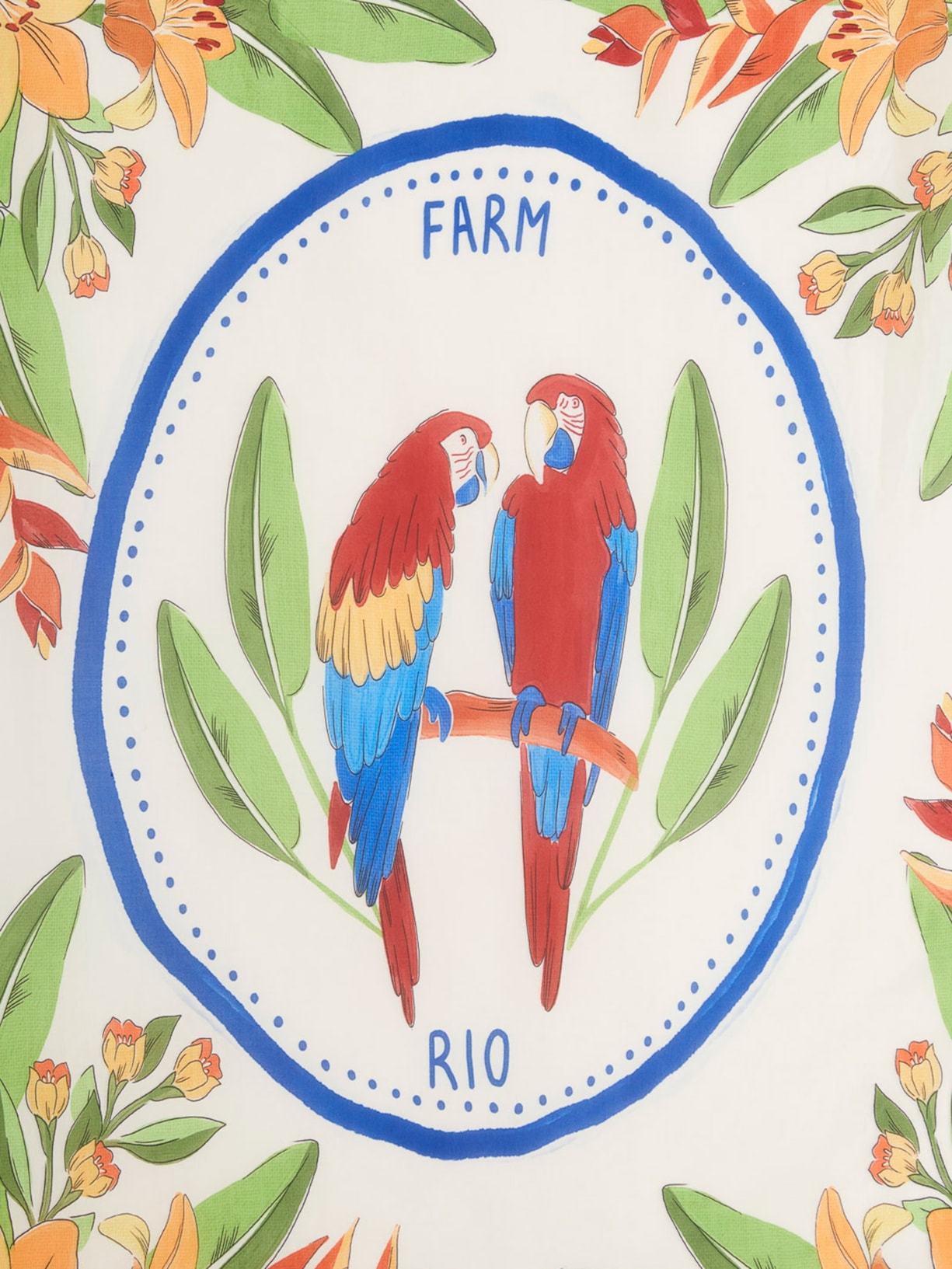 Canga Destino Tropical Azul Farm Etc