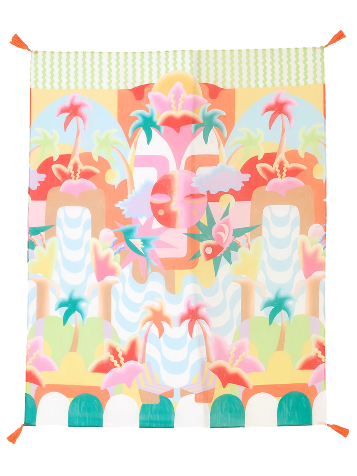 Canga Diazão Multicolorido - Verde