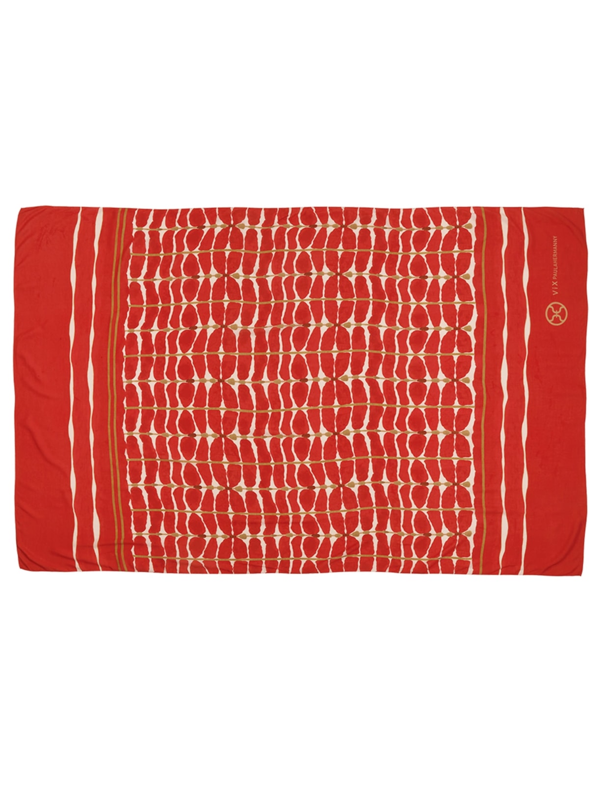 Canga Estampada - Vermelho